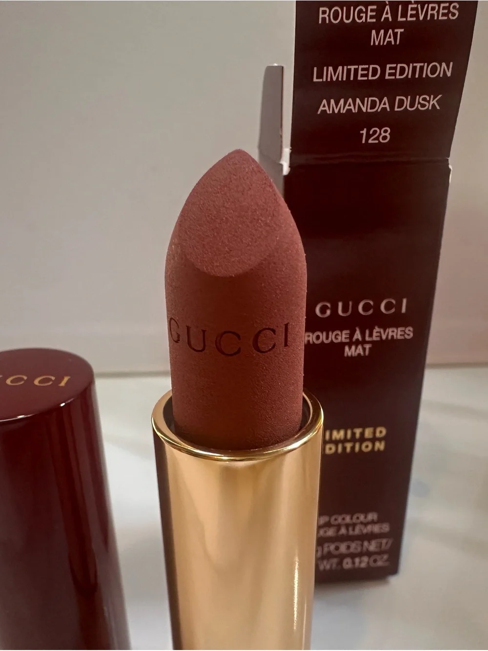 Gucci Rouge à Lèvres Mat Lipstick 128 Amanda Dask Limited Edition NIB